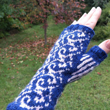 Magic Morning Fingerless Mitts