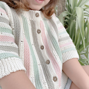 12-24 months - STRIPY Crochet Jacket Pattern