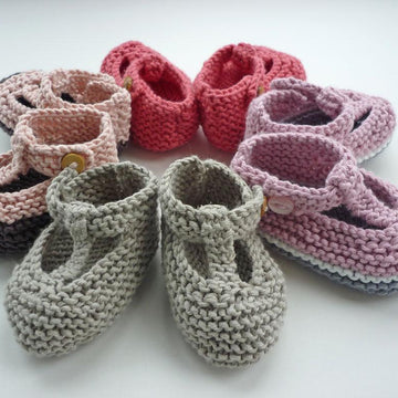Quinn - T bar style baby shoes