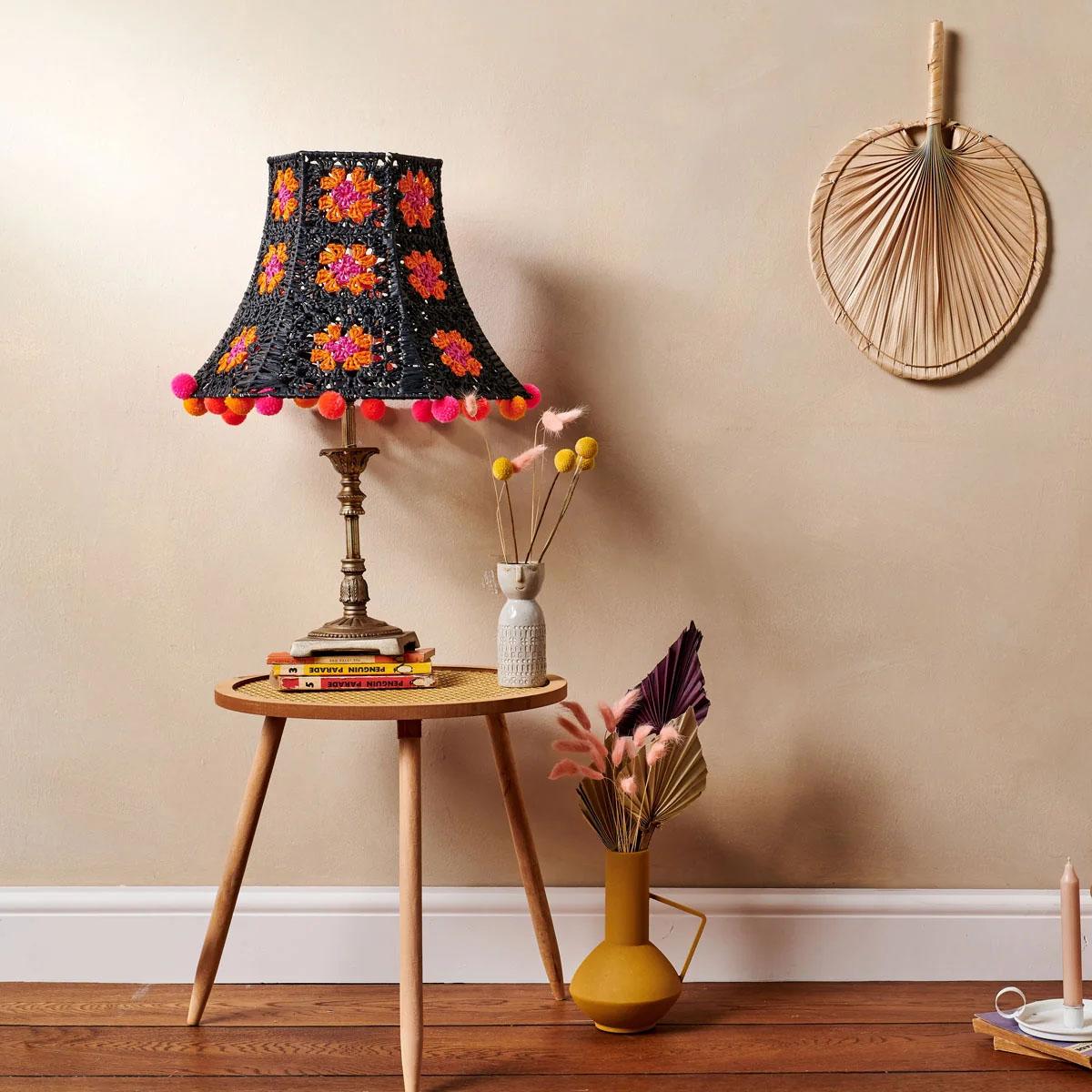 Upcycled Lampshade Crochet Pattern