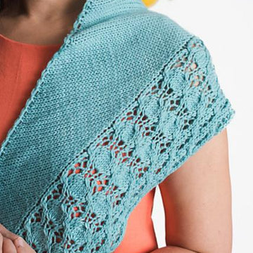 Blue Surf Shawl