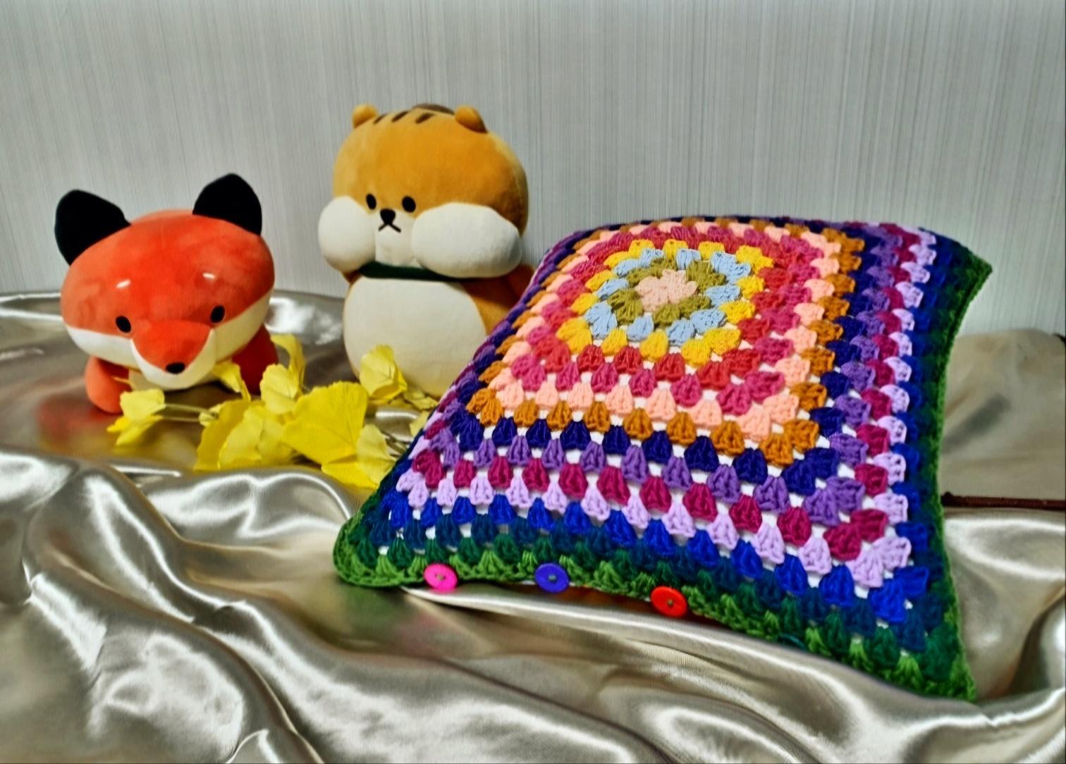 Twins Granny Cushion