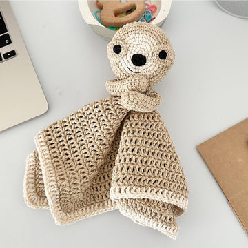 Sloth Baby Lovey Blanket & Rattle Crochet Pattern PDF – Cute Stuffed Toy Tutorial