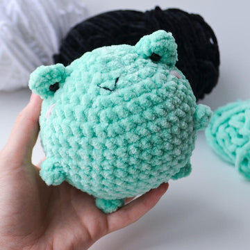 Crochet plush Frog pattern