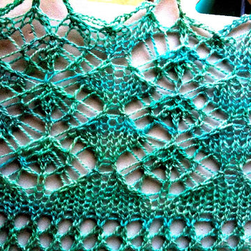 Jaali Knitted Shawl
