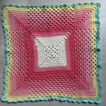 Easy Beginner's Squared and Beautiful Baby Blanket