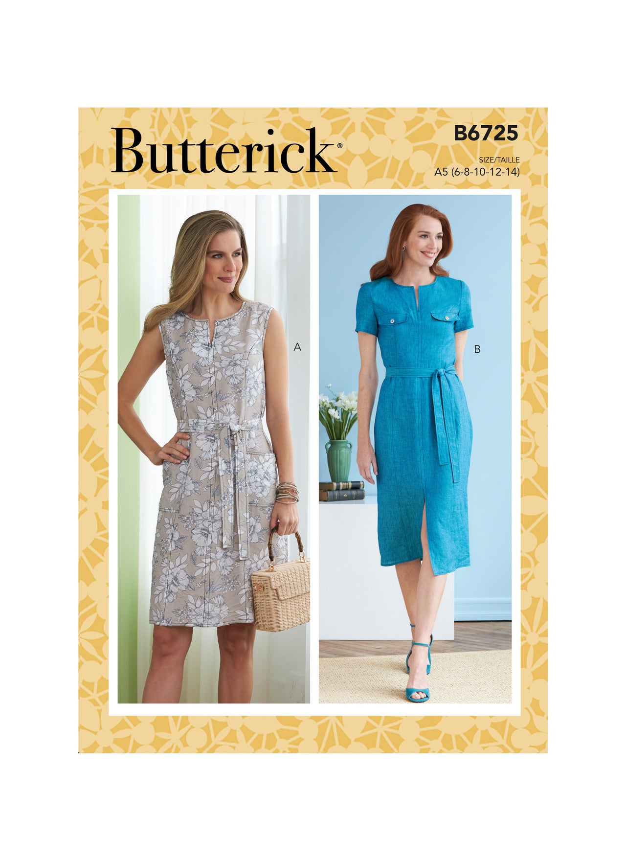 Butterick Misses' Dresses B6725 - Sewing Pattern