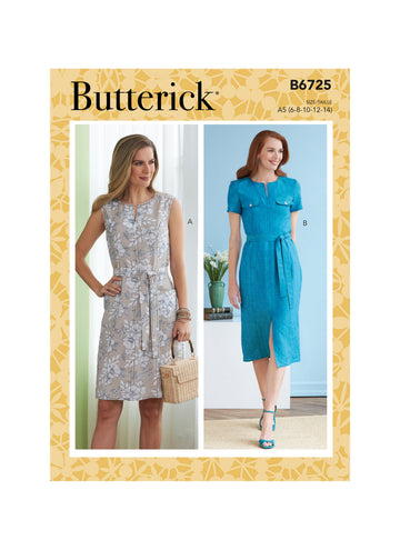 Butterick Misses' Dresses B6725 - Sewing Pattern