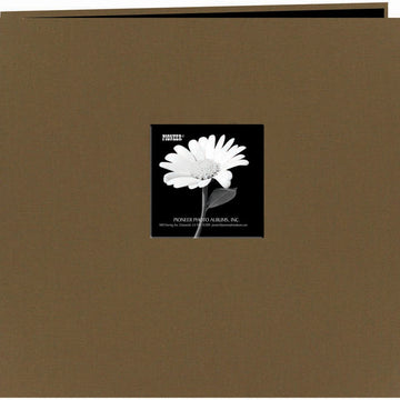 Pioneer Fabric Frame Post Bound Album 12"X12" - Warm Mocha