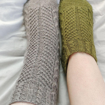 Forest Gansey Socks