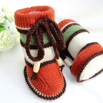Pattern Knit Baby Infant Shoes Baby Uggs Little Fox