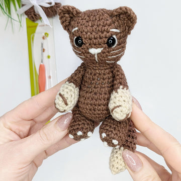 Crochet kitty cat amigurumi pattern pattern, easy crochet animal pattern