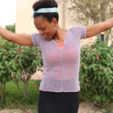 Chain Loop Crochet Summer Top
