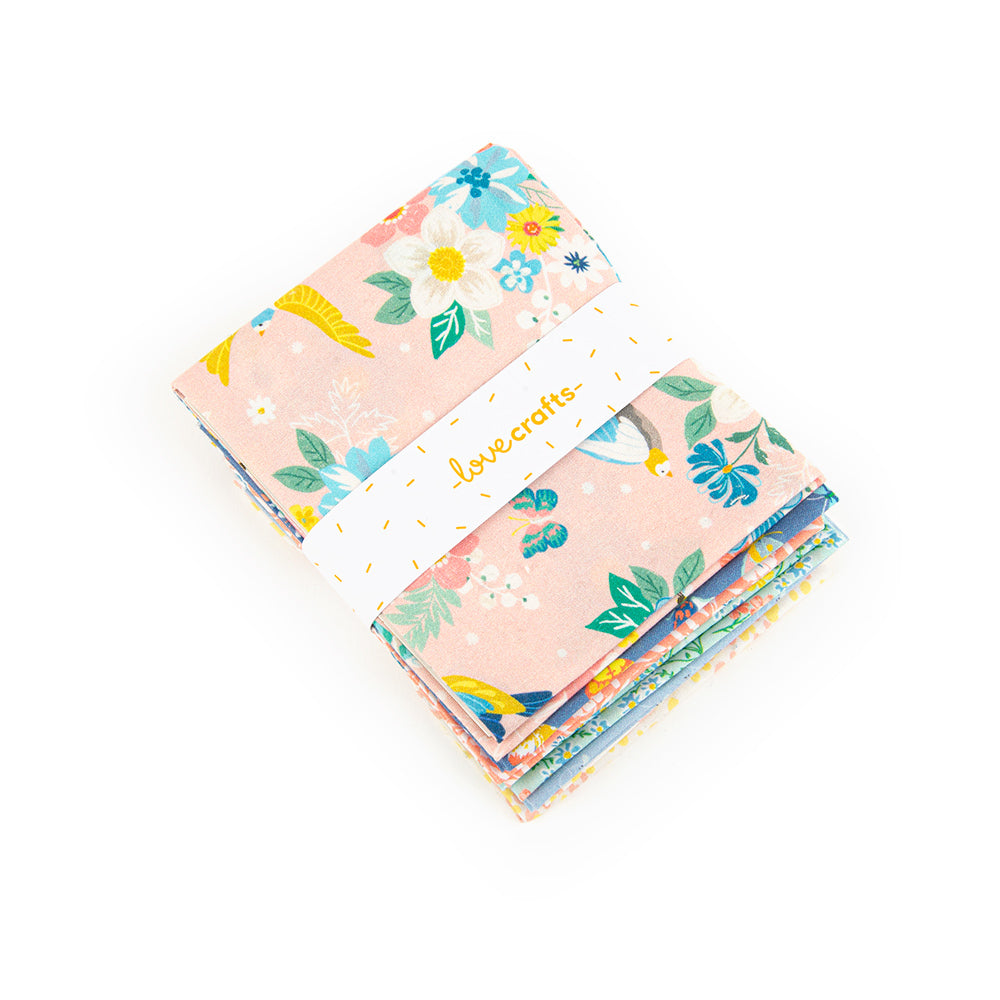 LoveCrafts Spring Garden Bottle Gift Bag Pink Bundle Project Pack