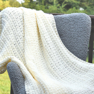Tunisian Mini Cables Afghan