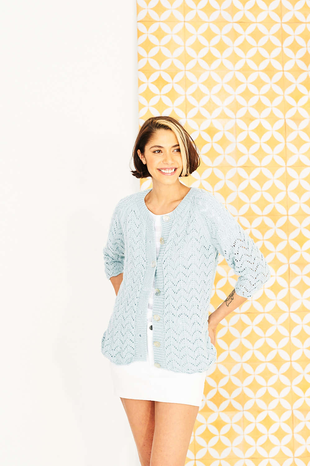 Cardigan and Sweater in Stylecraft Bellissima DK - 9849 - Downloadable PDF