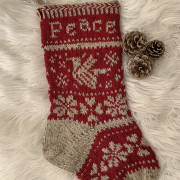 Christmas Peace Stocking