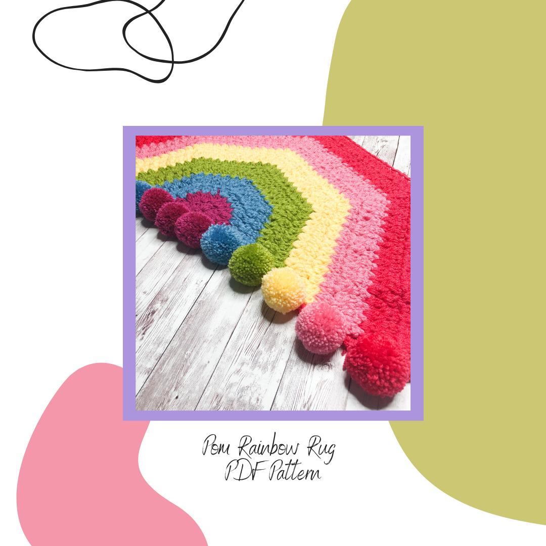 Pom Rainbow Rug