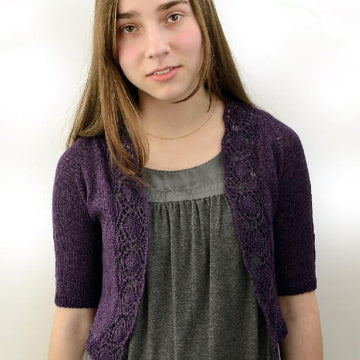Medallion-edged shrug