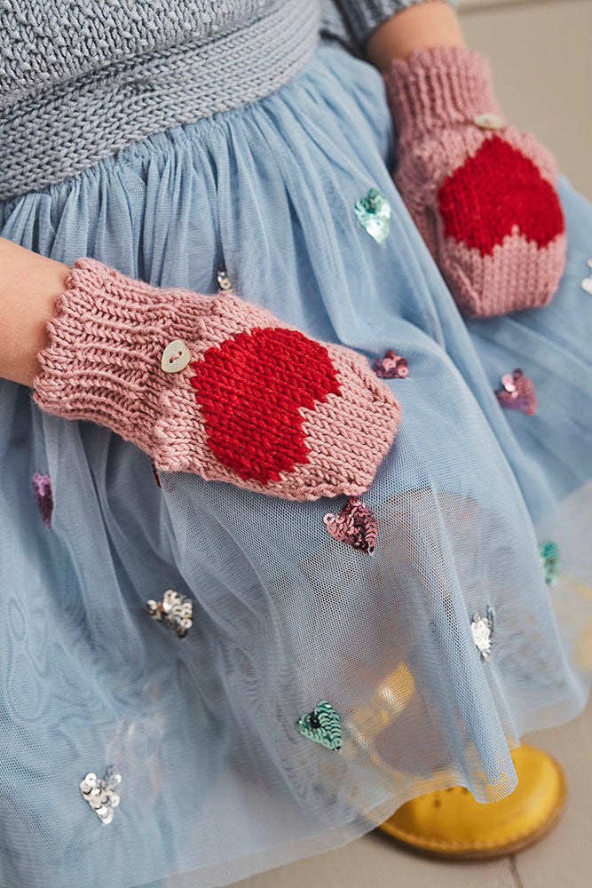 " Bim Child Mittens " - Mittens Knitting Pattern For Girls in MillaMia Naturally Soft Merino by MillaMia