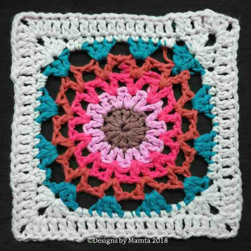 Marigold Afghan Square Esay Crochet Pattern