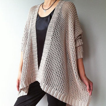 Angelina - easy trendy cardigan (knit)