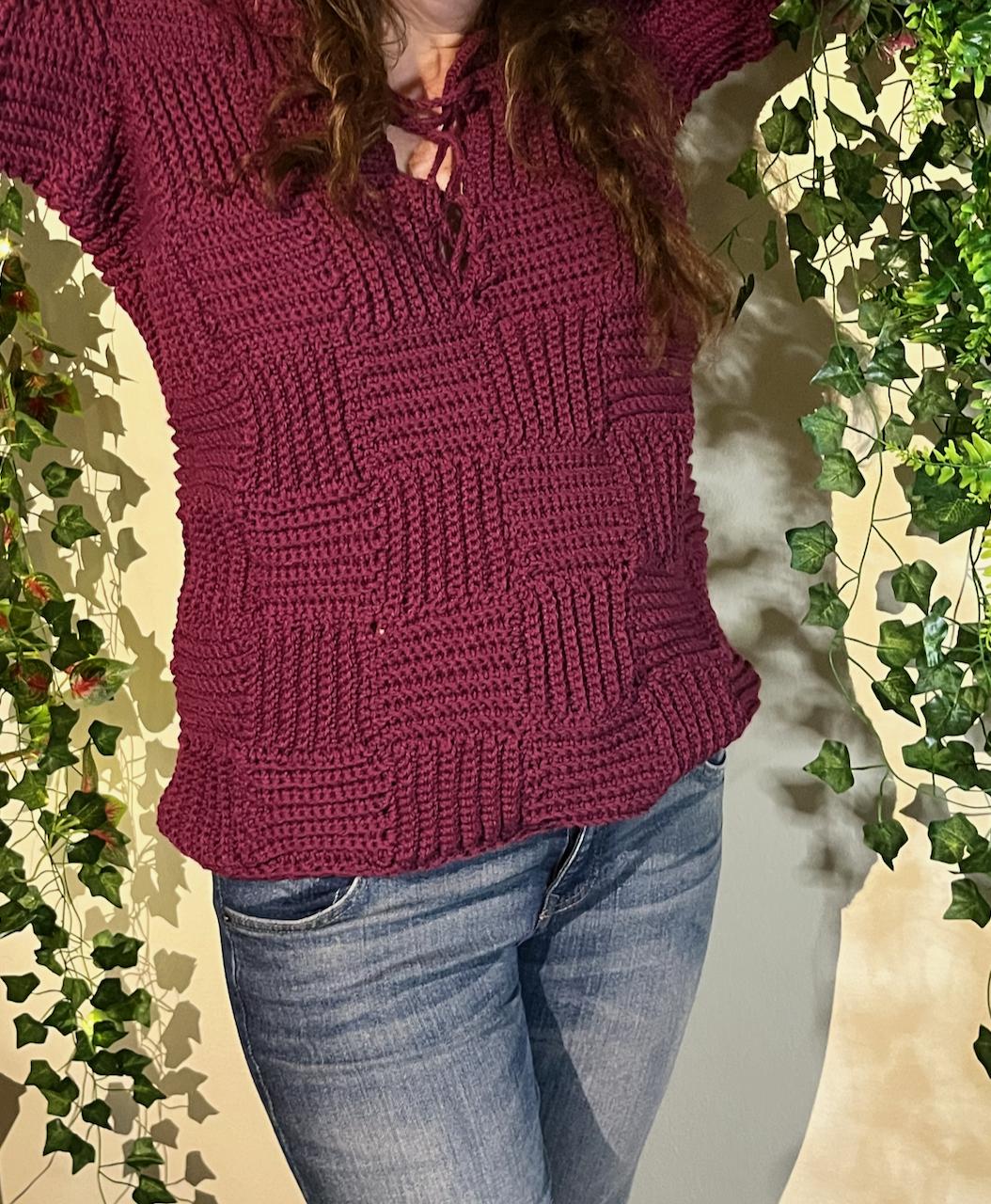 Häkelanleitung Pullover "Pixel Perfect"