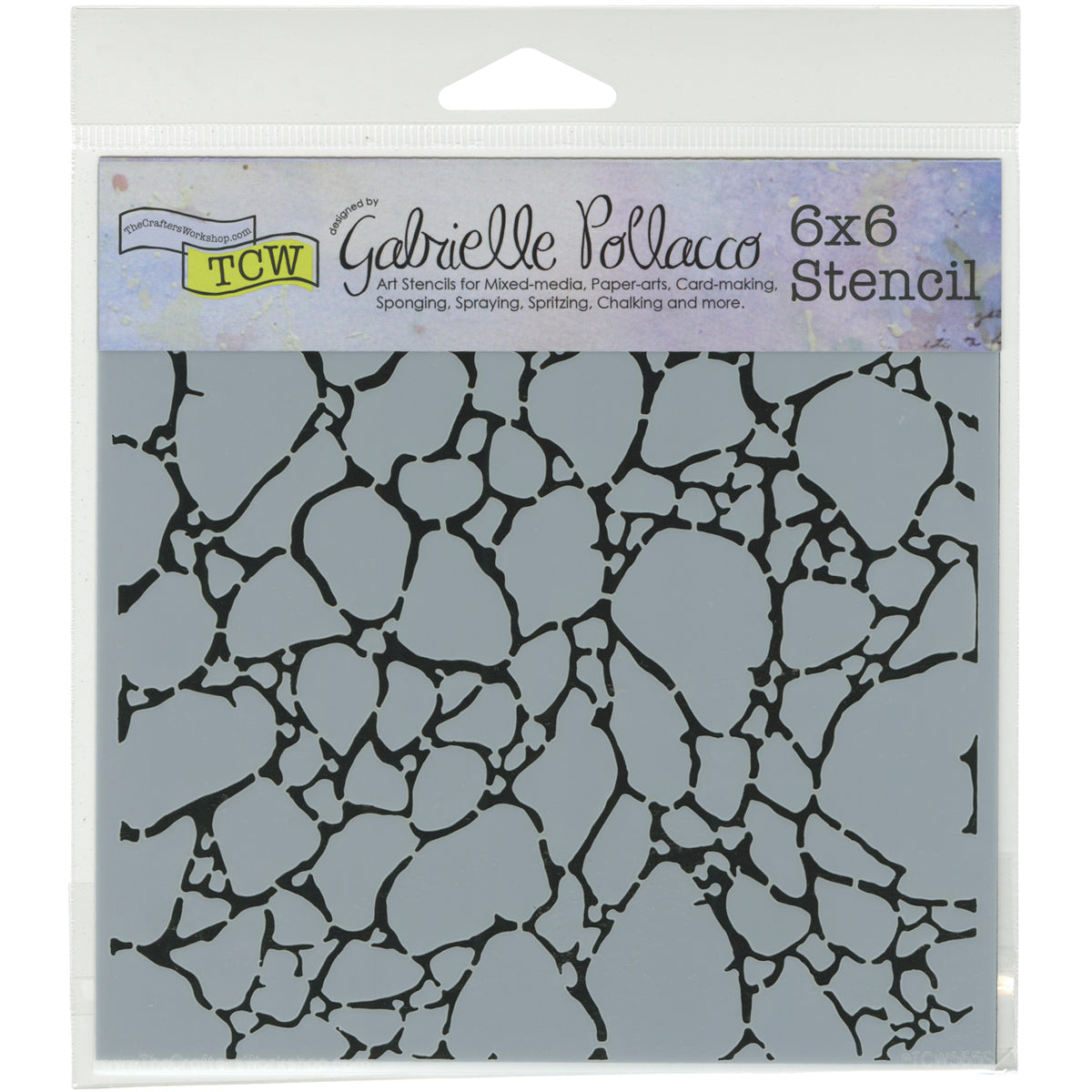The Crafter's Workshop Crafter's Workshop Template 6"X6" - Organic Matter Mask