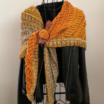 Flat Triangular Scarf "Ione"