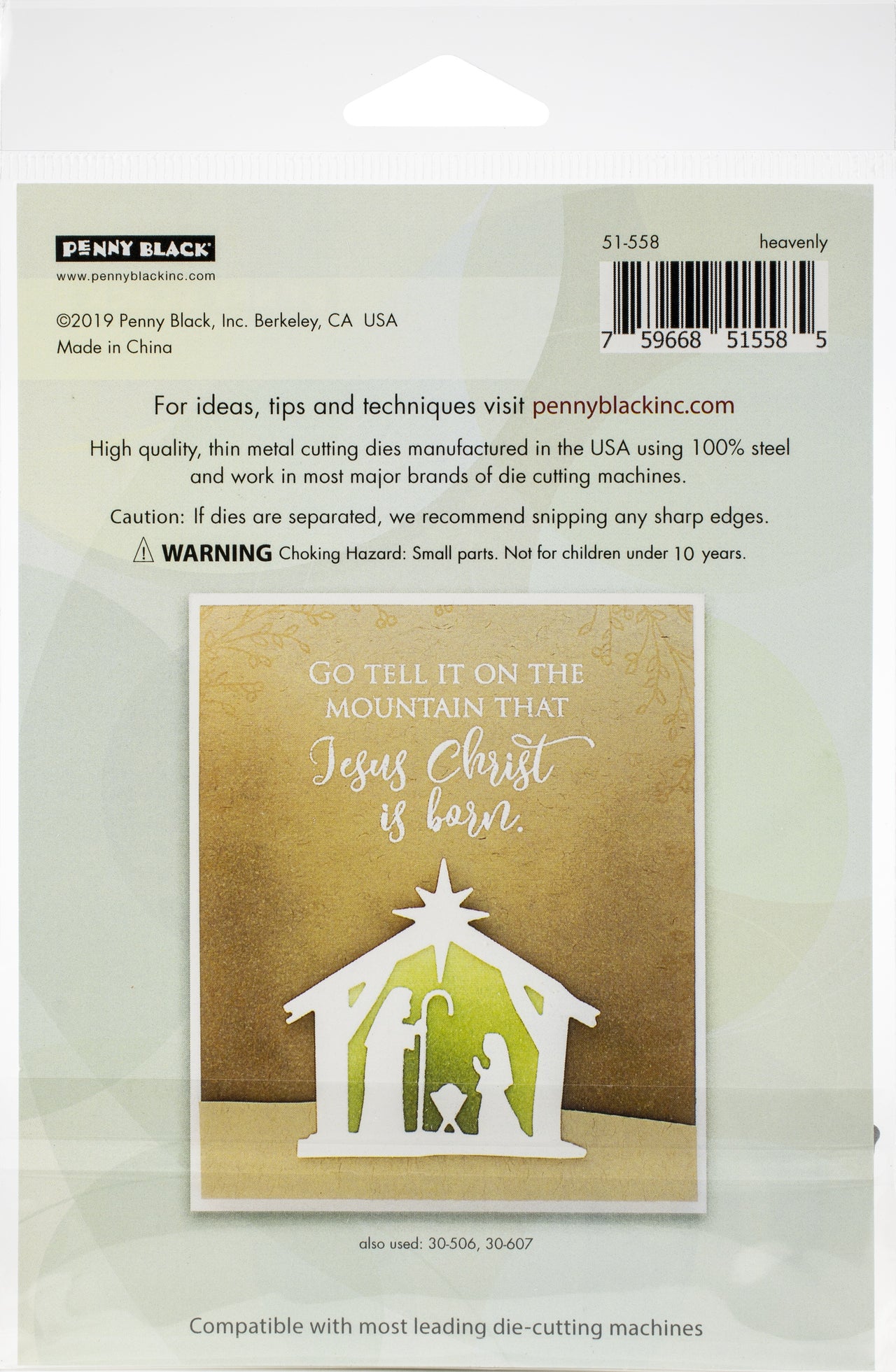 Penny Black Creative Dies - Heavenly 2.7"X2.6"