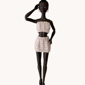 Cable Crop for 1:6 scale fashion dolls