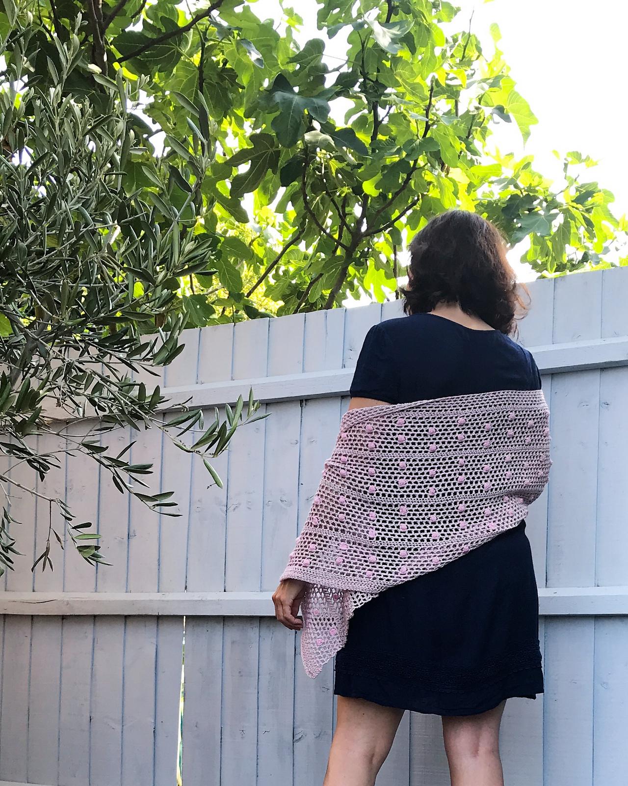 Smell the Roses Poncho