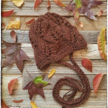 Fall Leafs Lace Bonnet