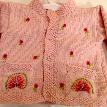 Rosebud Babies Jacket and Hat