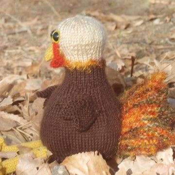 Tom the Turkey knit flat