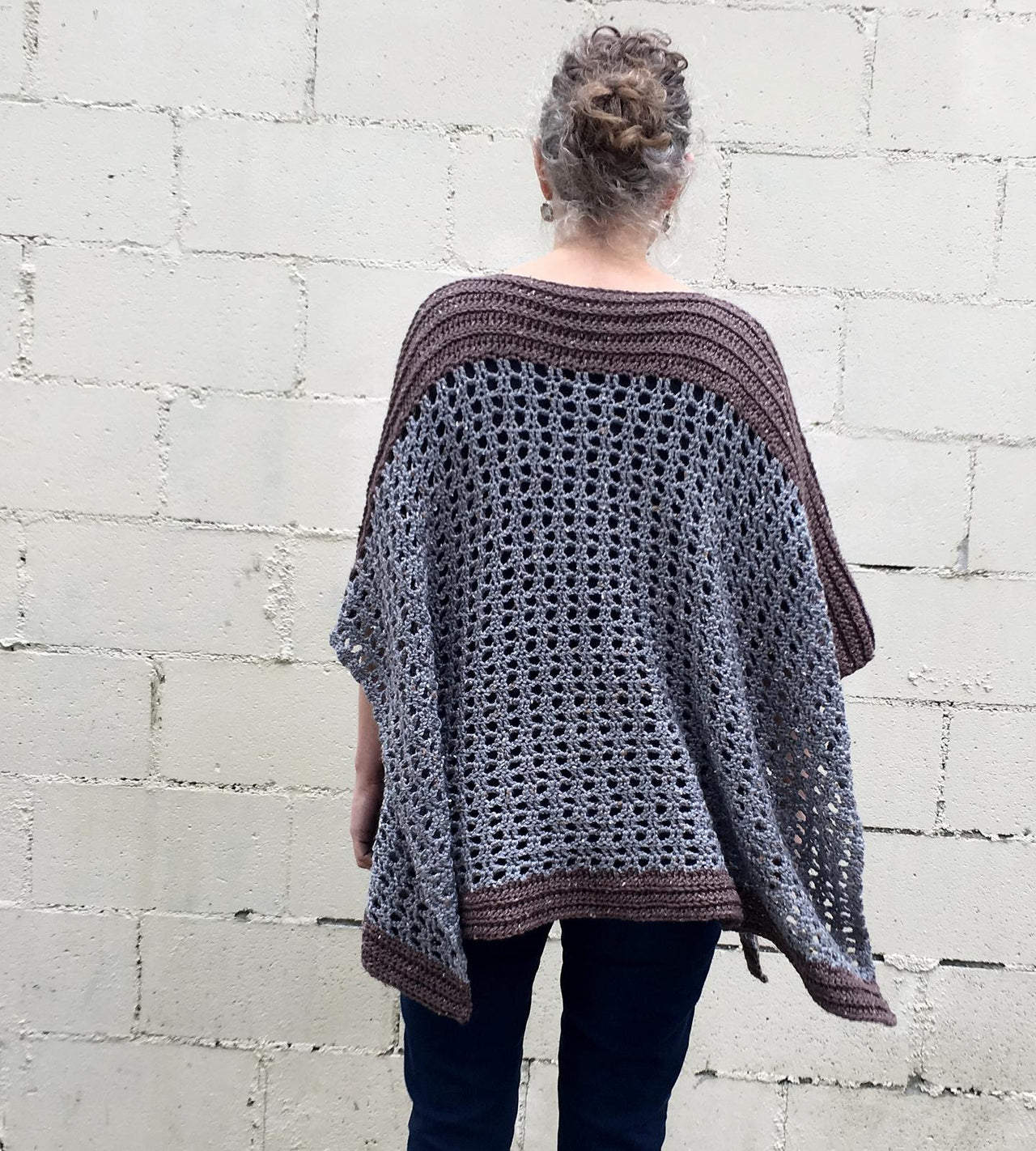 Crochet Poncho Pattern: Easy-Peasy Two Rectangle Poncho