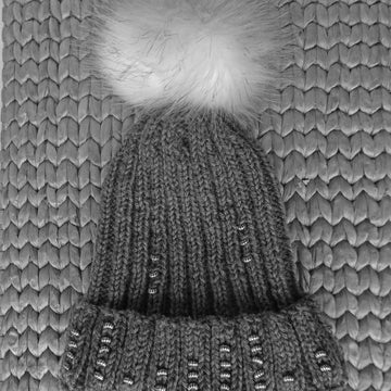 Beads and Ribbing Hat