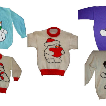 5 x Snowman Plus Size Jumper / Sweater