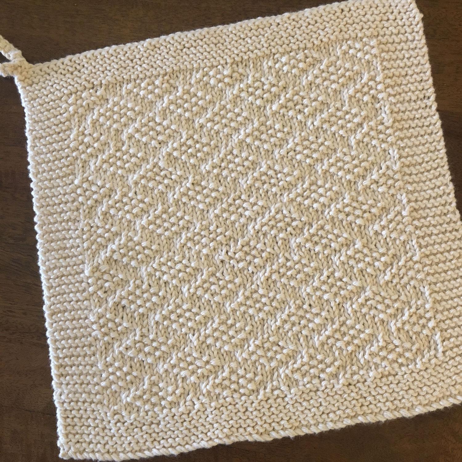 Hand knit dishcloths - set of 4