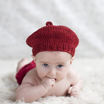 Windmill Beret in Aran