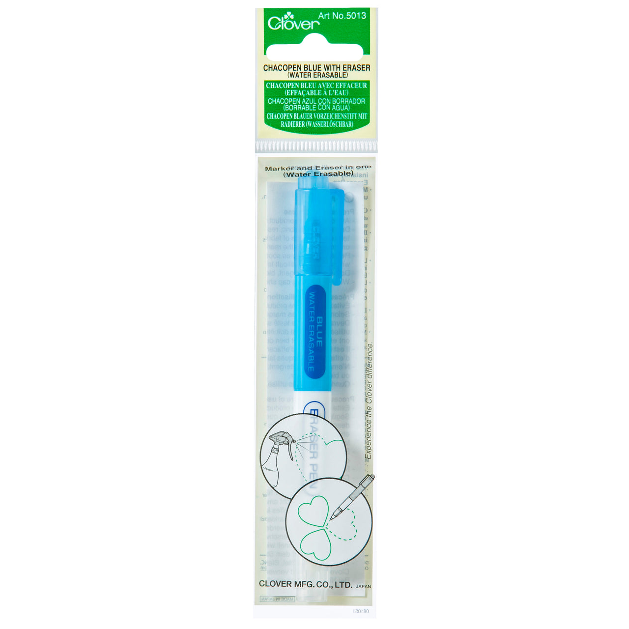 Clover Blue Chacopen With Eraser