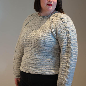 Cable Raglan Sweater