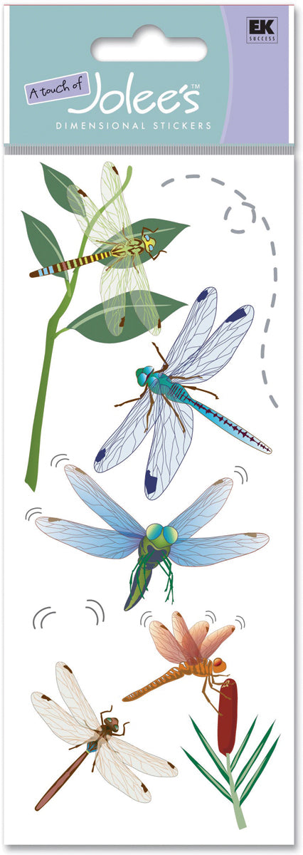 Jolees Touch Of Jolee's Dimensional Stickers - Dragonflies