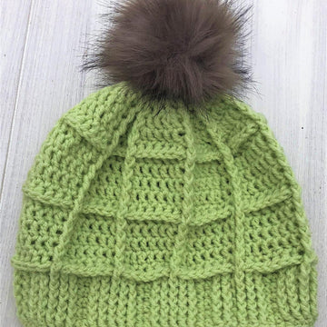 Squarish Hat & Messy Bun Hat