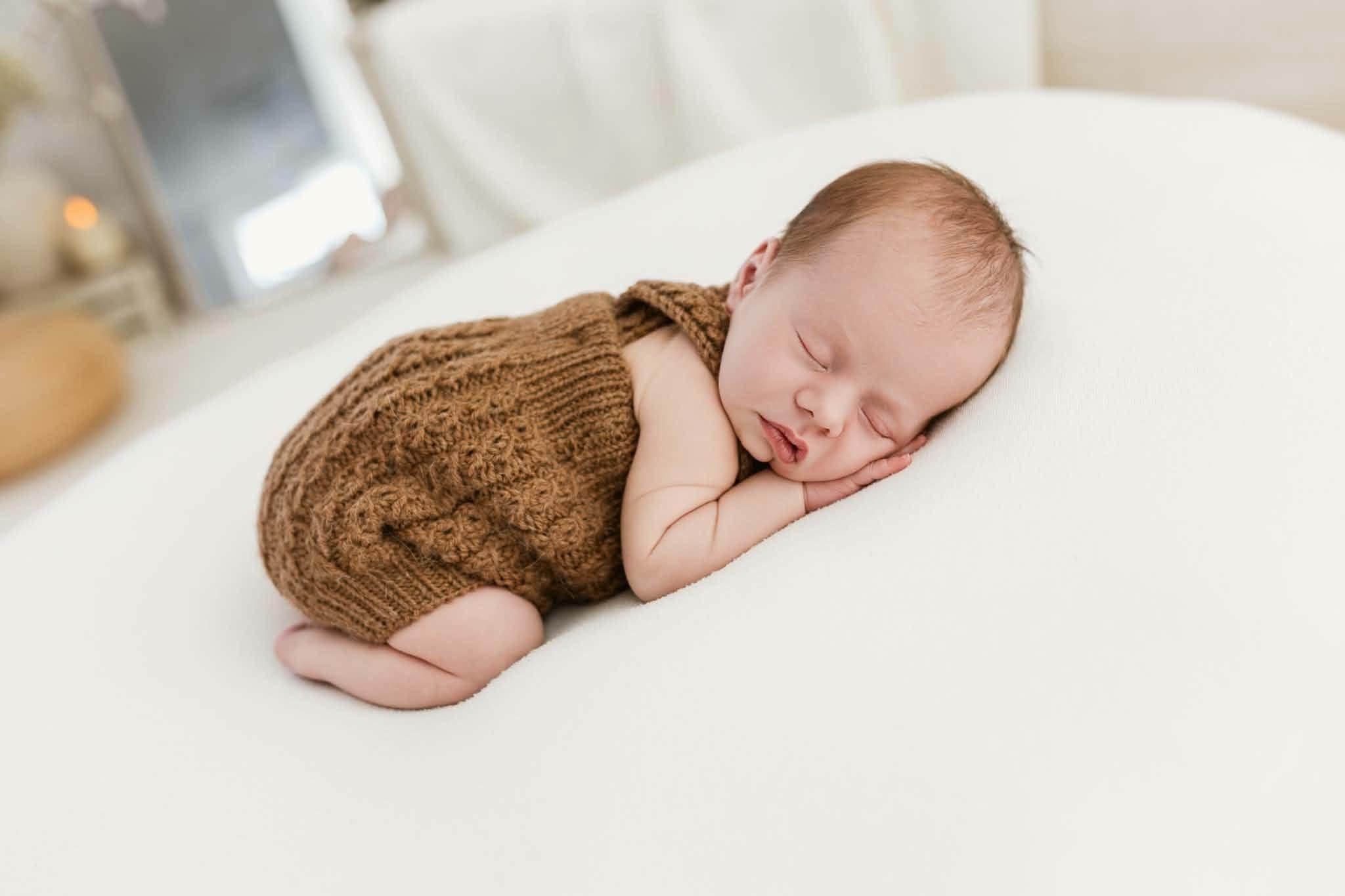 The georgie newborn romper and beanie