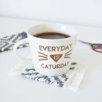Geometric Mug Rug