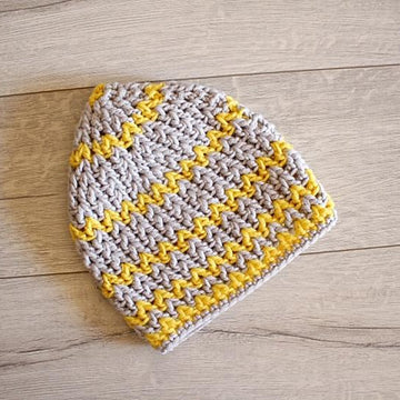 Zig Zag Toddler Beanie