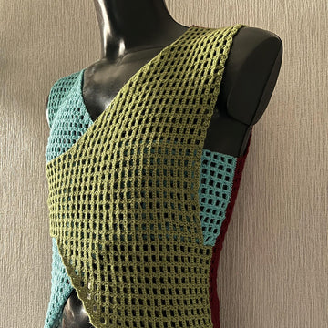 Crossover Mesh Tank Top