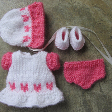 5" Berenguer Spring Hearts Outfit