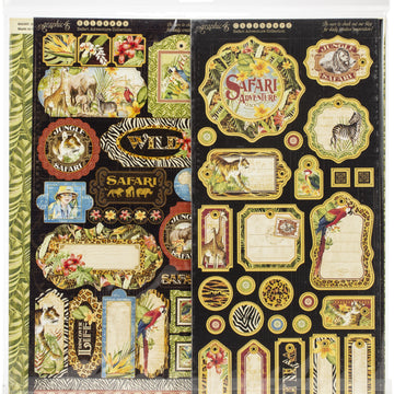 Graphic 45 Deluxe Collector's Edition Pack 12"X12" - Safari Adventure